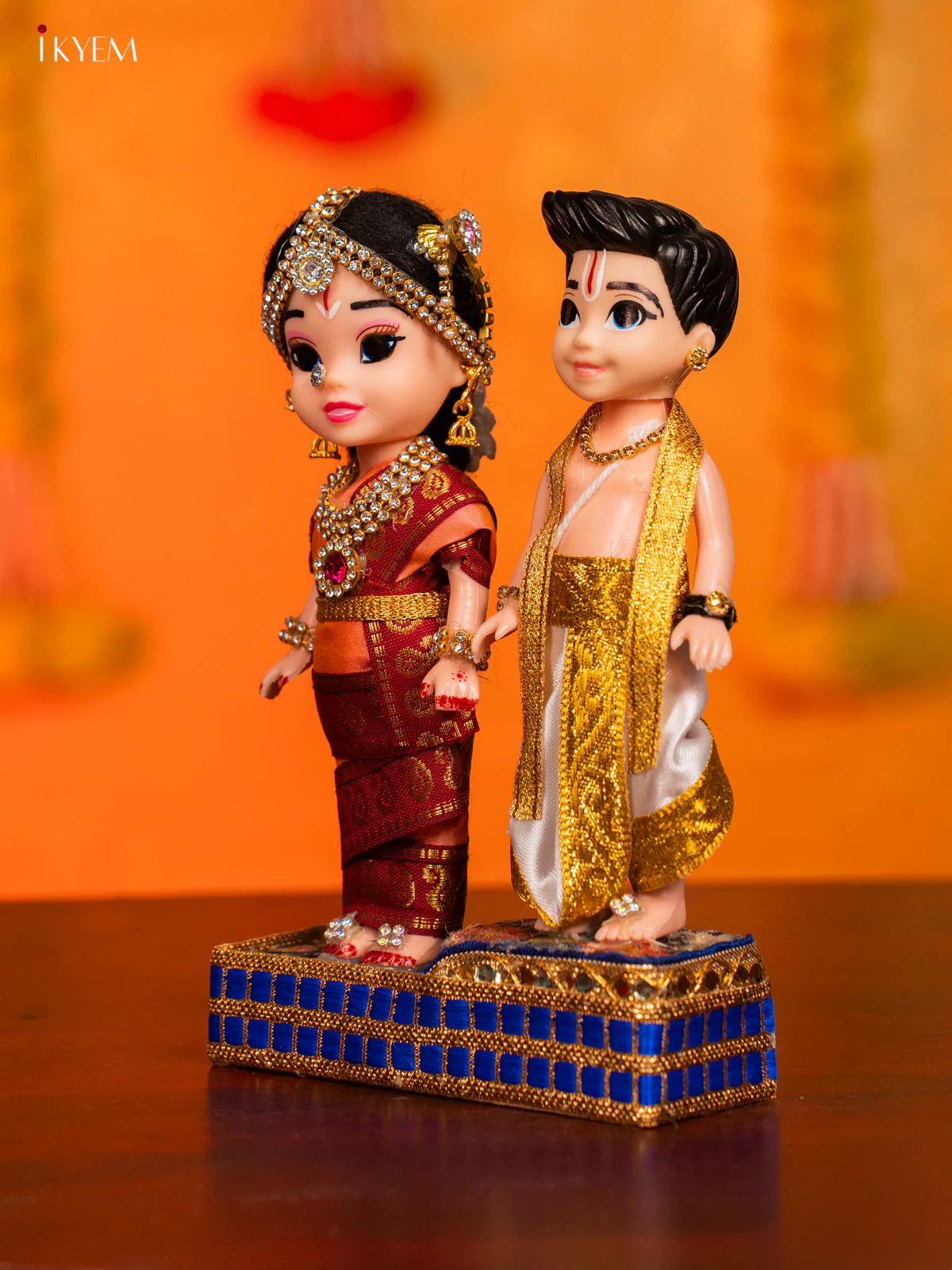 IYENGAR COUPLE - Golu Display Doll - 7 Inches - KH07169 - Image 3