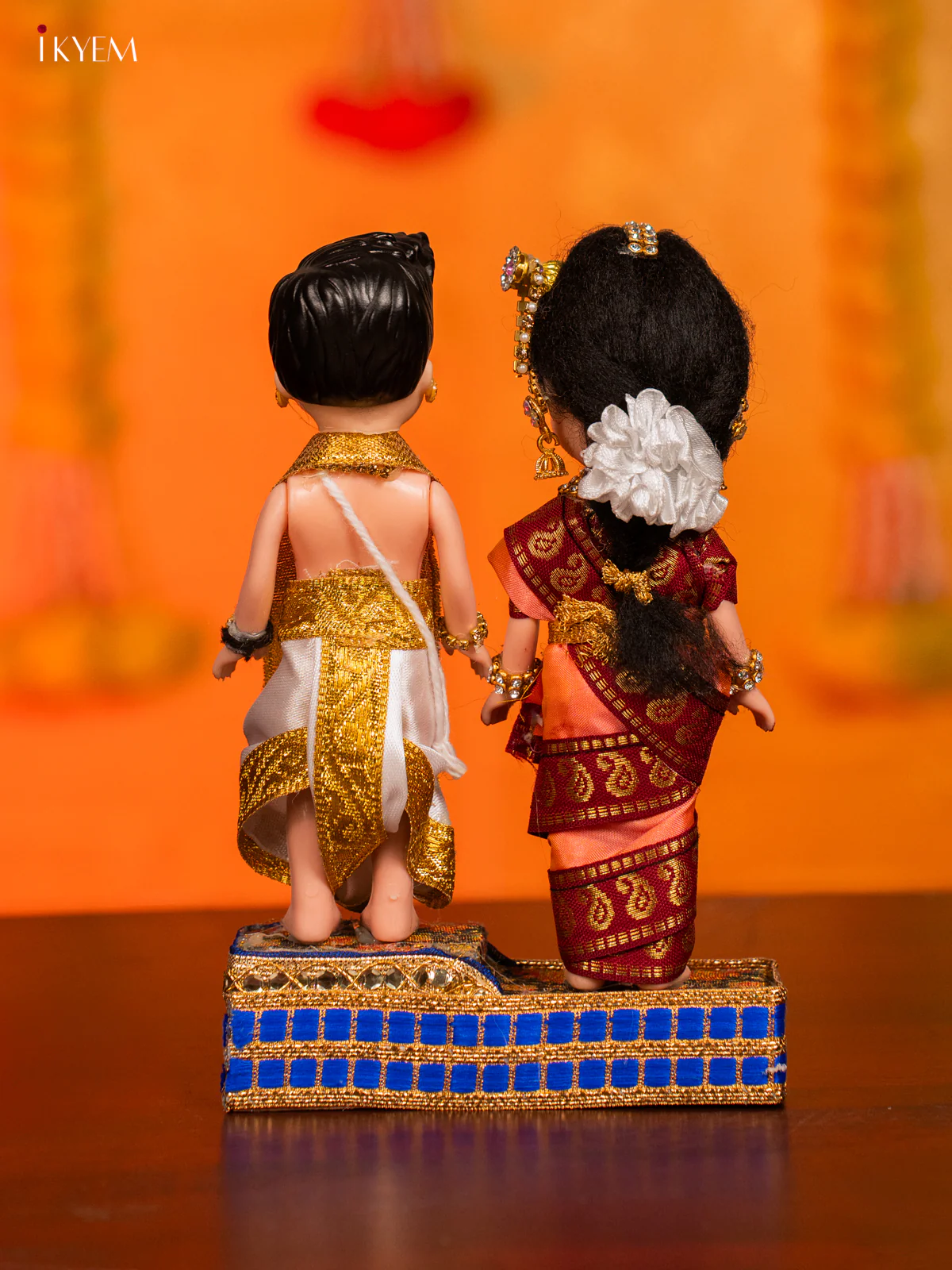 IYENGAR COUPLE - Golu Display Doll - 7 Inches - KH07169 - Image 4