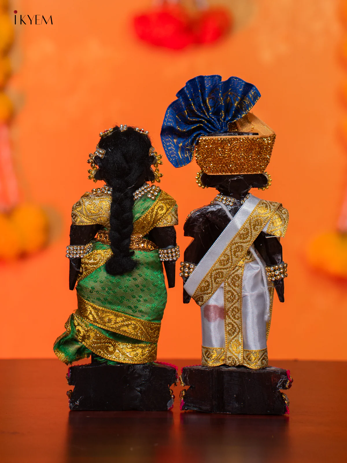 IYENGAR STYLE MARAPACHI - Golu Display Doll - 9 Inches - KH07176 - Image 4