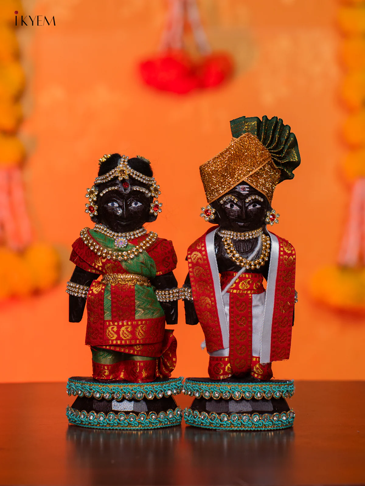 IYENGAR STYLE MARAPACHI - Golu Display Doll - 9 Inches -  KH07177