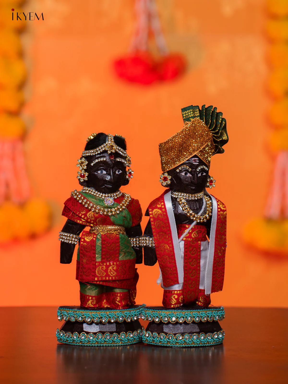 IYENGAR STYLE MARAPACHI - Golu Display Doll - 9 Inches -  KH07177 - Image 2