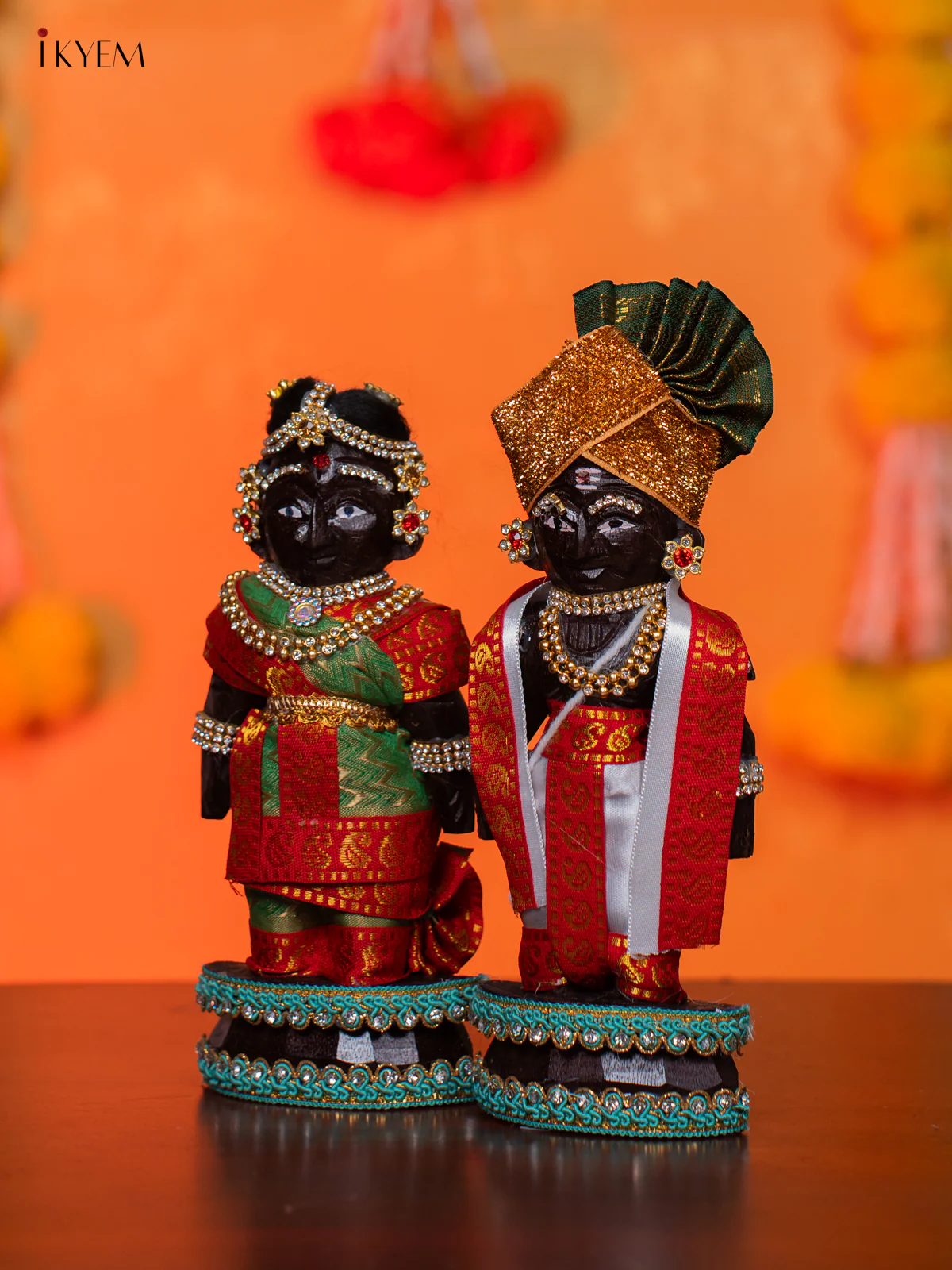 IYENGAR STYLE MARAPACHI - Golu Display Doll - 9 Inches -  KH07177 - Image 3