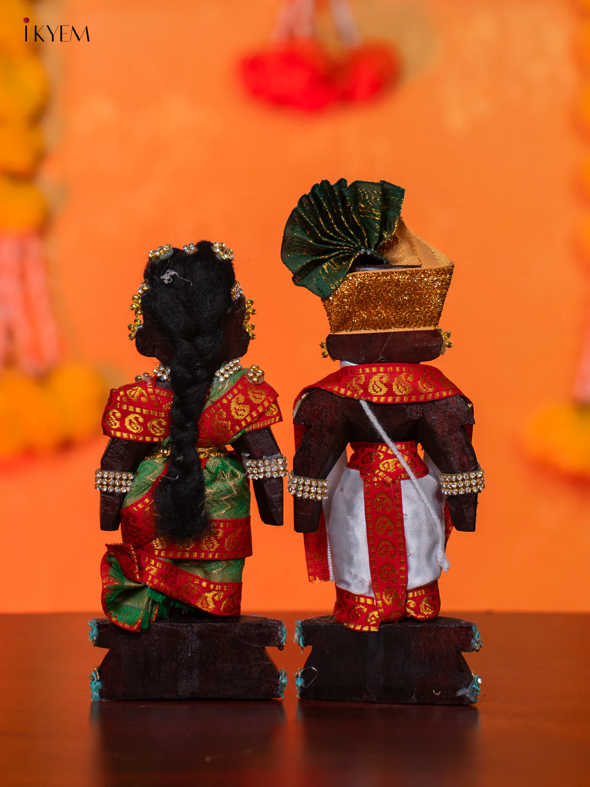 IYENGAR STYLE MARAPACHI - Golu Display Doll - 9 Inches -  KH07177 - Image 4