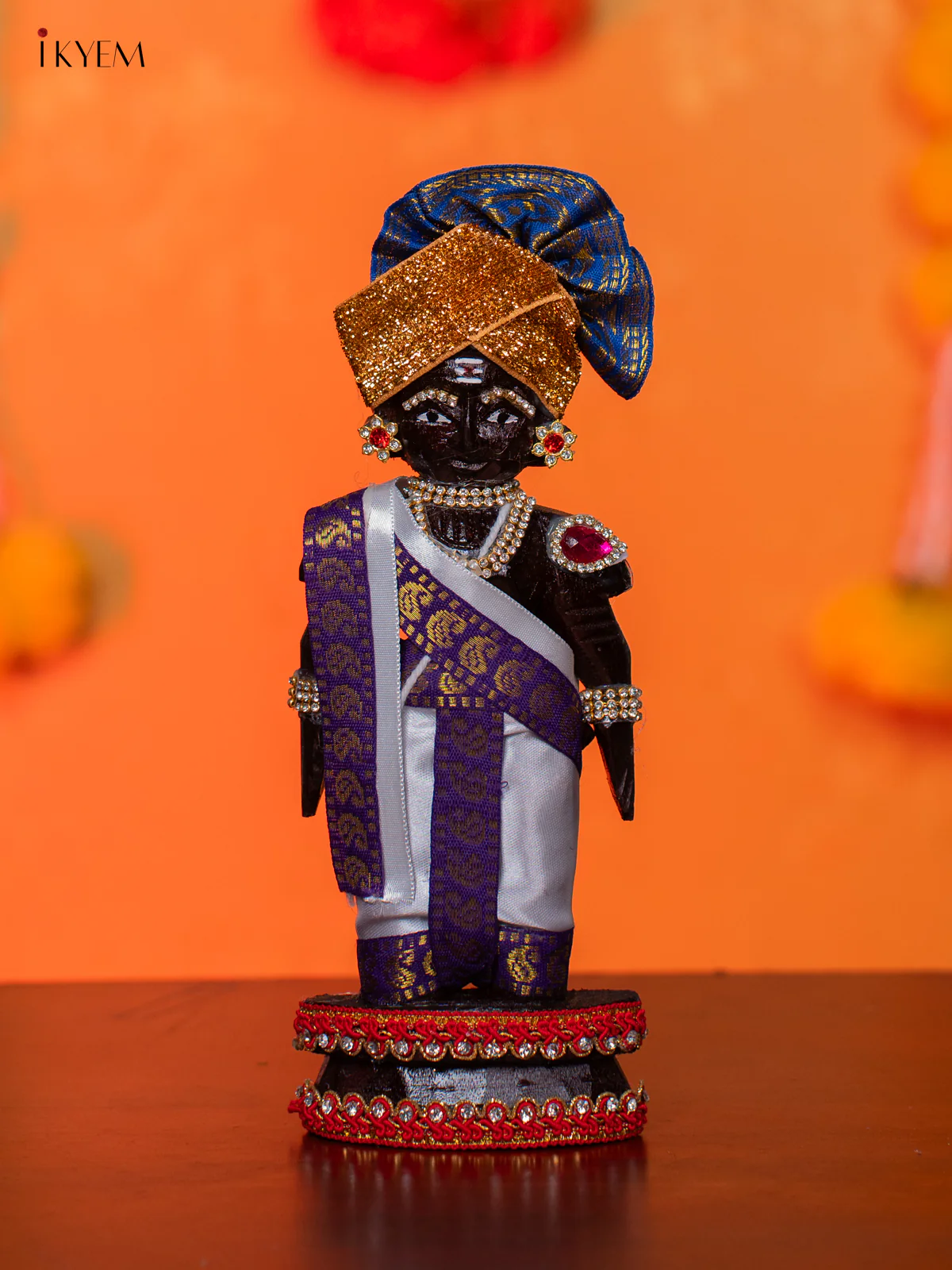 IYENGAR STYLE MARAPACHI - Golu Display Doll - 9 Inches - KH07178 - Image 5