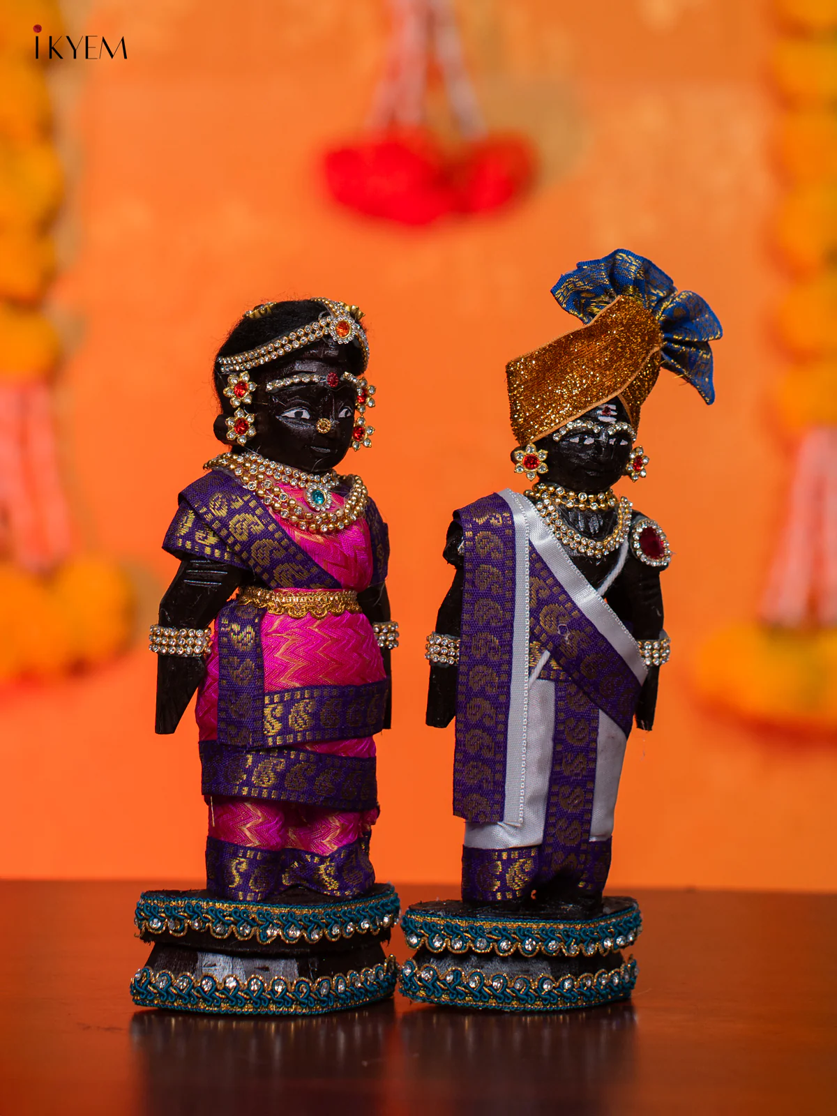 IYENGAR STYLE MARAPACHI - Golu Display Doll - 9 inch - KH07180 - Image 2