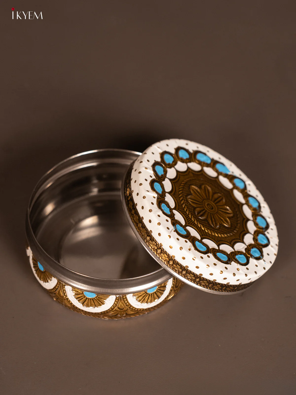 Oxidised White colour steel box (4X4) - KH09114 - Image 2