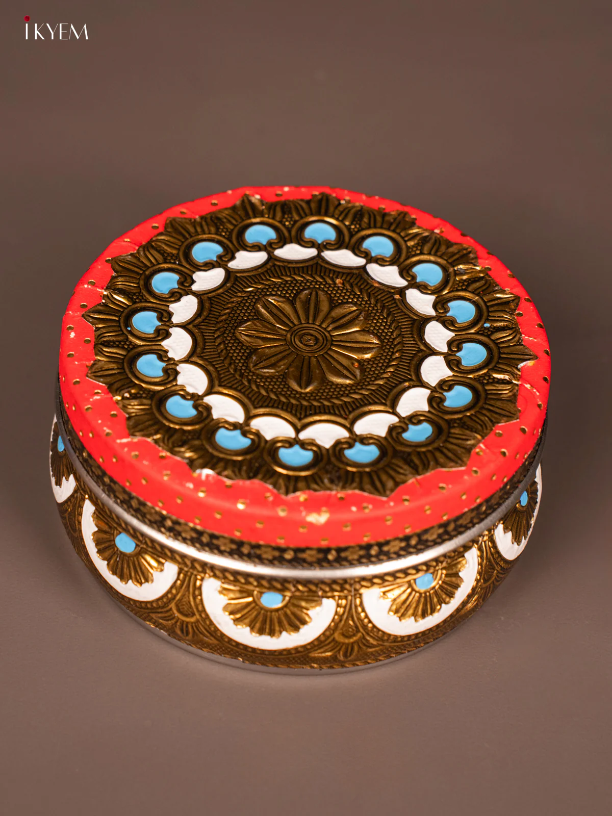 Oxidised Red colour steel box (4.5x4.5) - KH09115 - Image 2
