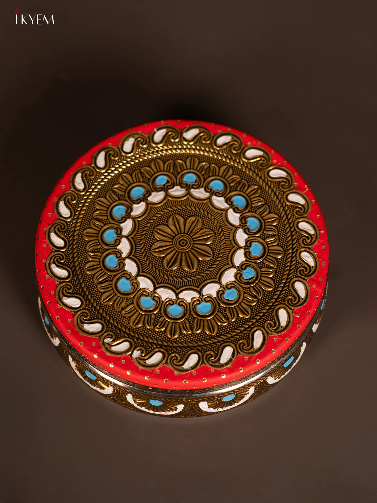 Oxidised Red colour steel box (6X6) Inches - KH09125 - Image 2