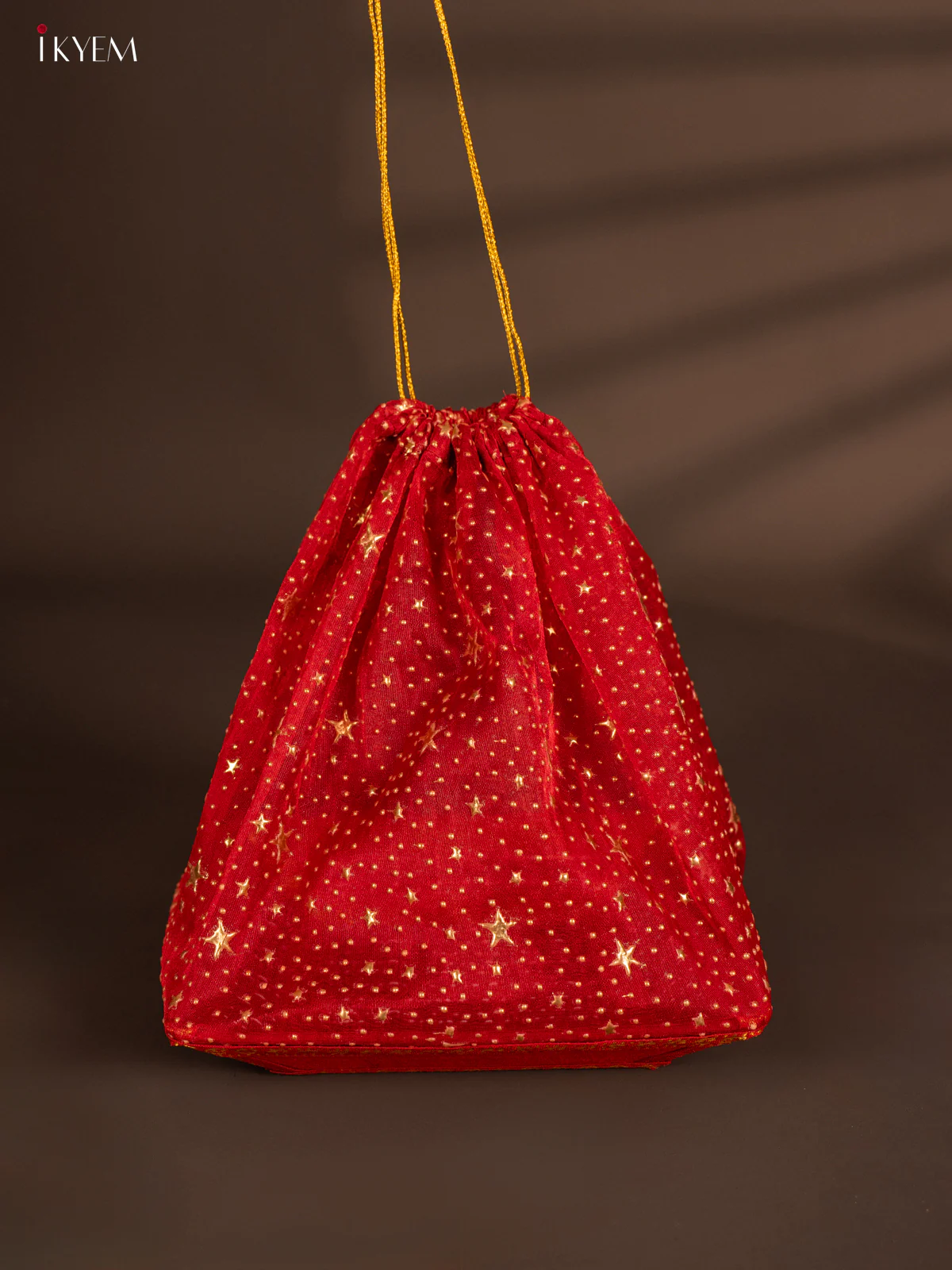 Korai Stackable tray with Net Potli - Red - KH14149
