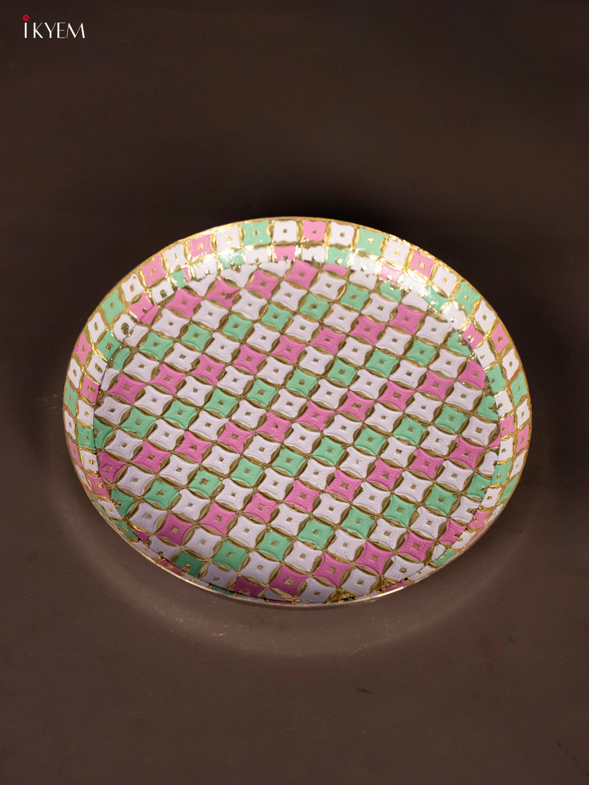 White with Pink Thali Set White with Pink - KH21211 - Image 5