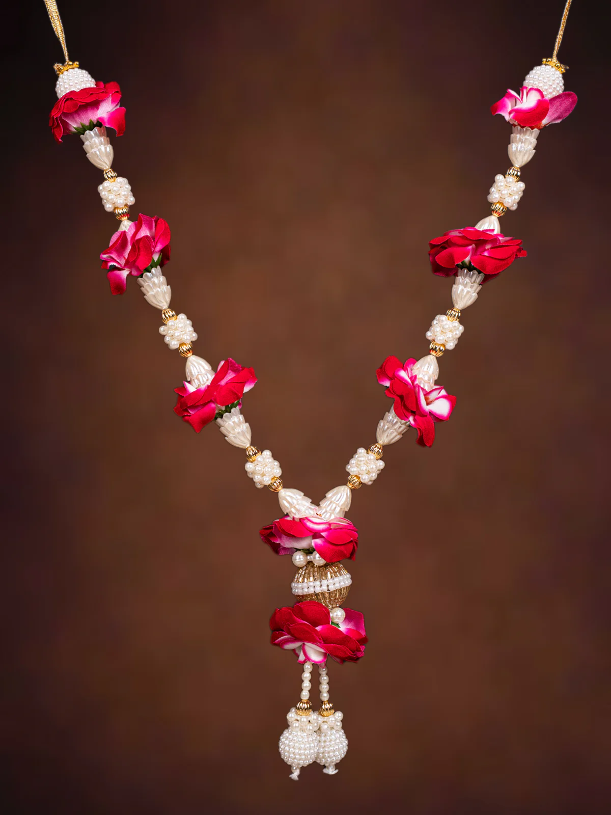 Artificial flowers Deity Garland - Pink - KH21255