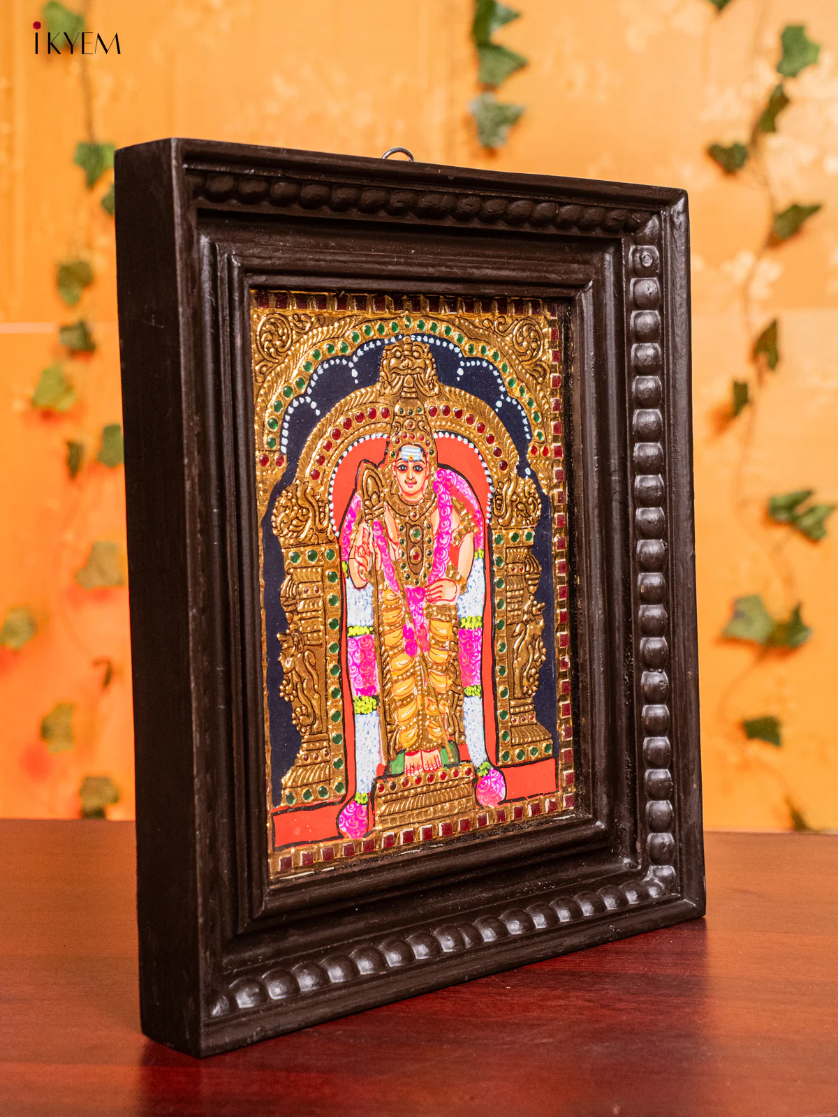 Murugar - Tanjore Painting (13x11) - Image 2