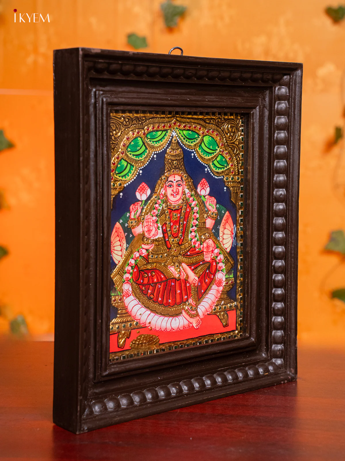 Lakshmi - Tanjore painting (13 x 11) - KH26160 - Image 2