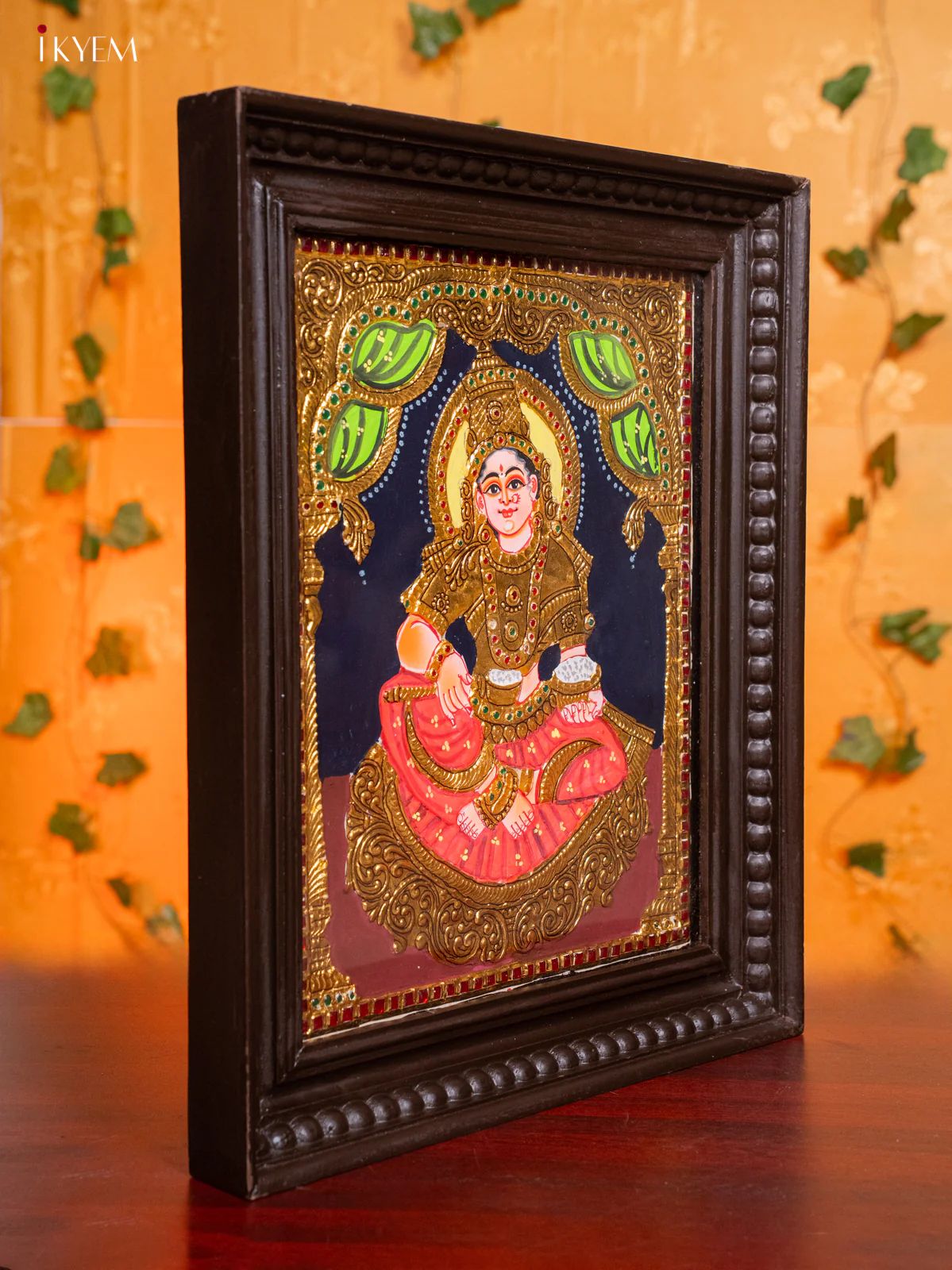 Annapoorani Tanjore Painting - (18 x 15) - KH26181 - Image 2