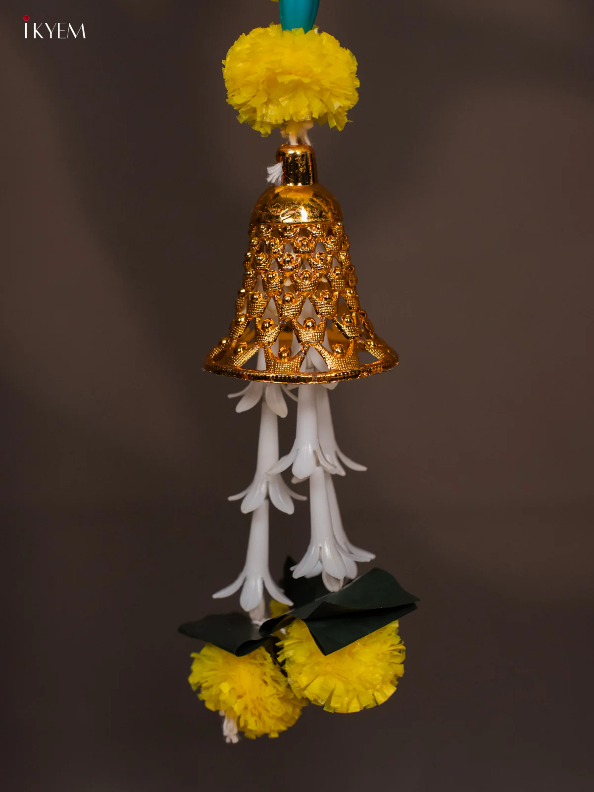 Artificial flowers Toran - Yellow - Large - KI01224 - Image 3