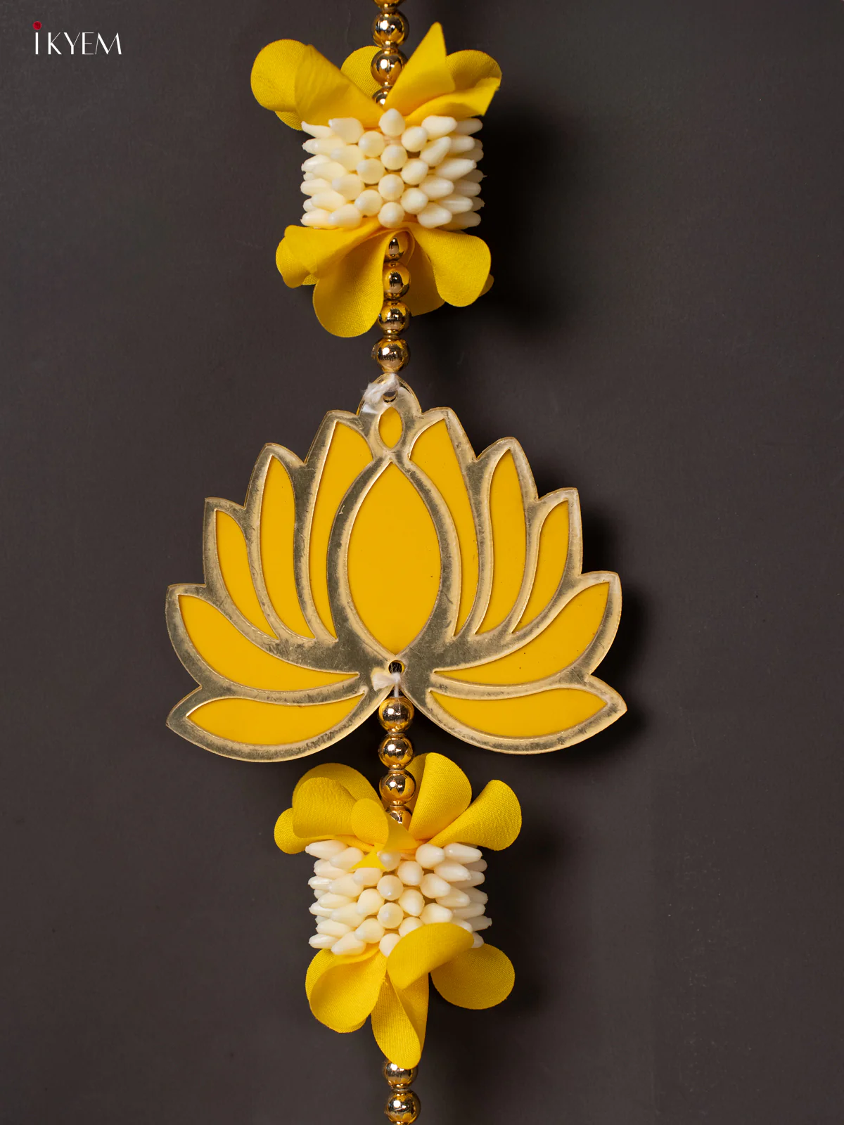 Artificial flowers Toran - Yellow - KI01238 - Image 2