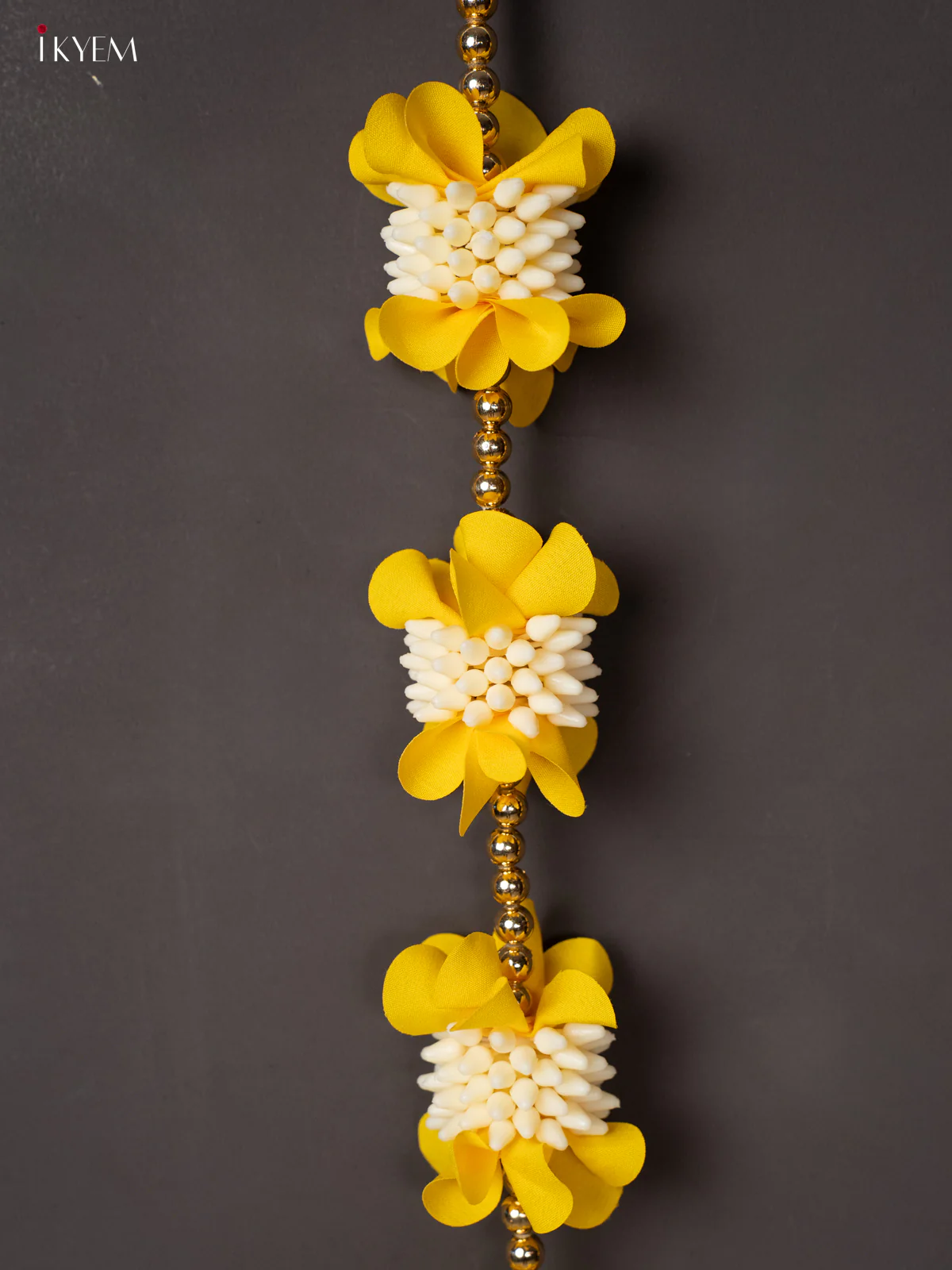 Artificial flowers Toran - Yellow - KI01238 - Image 3