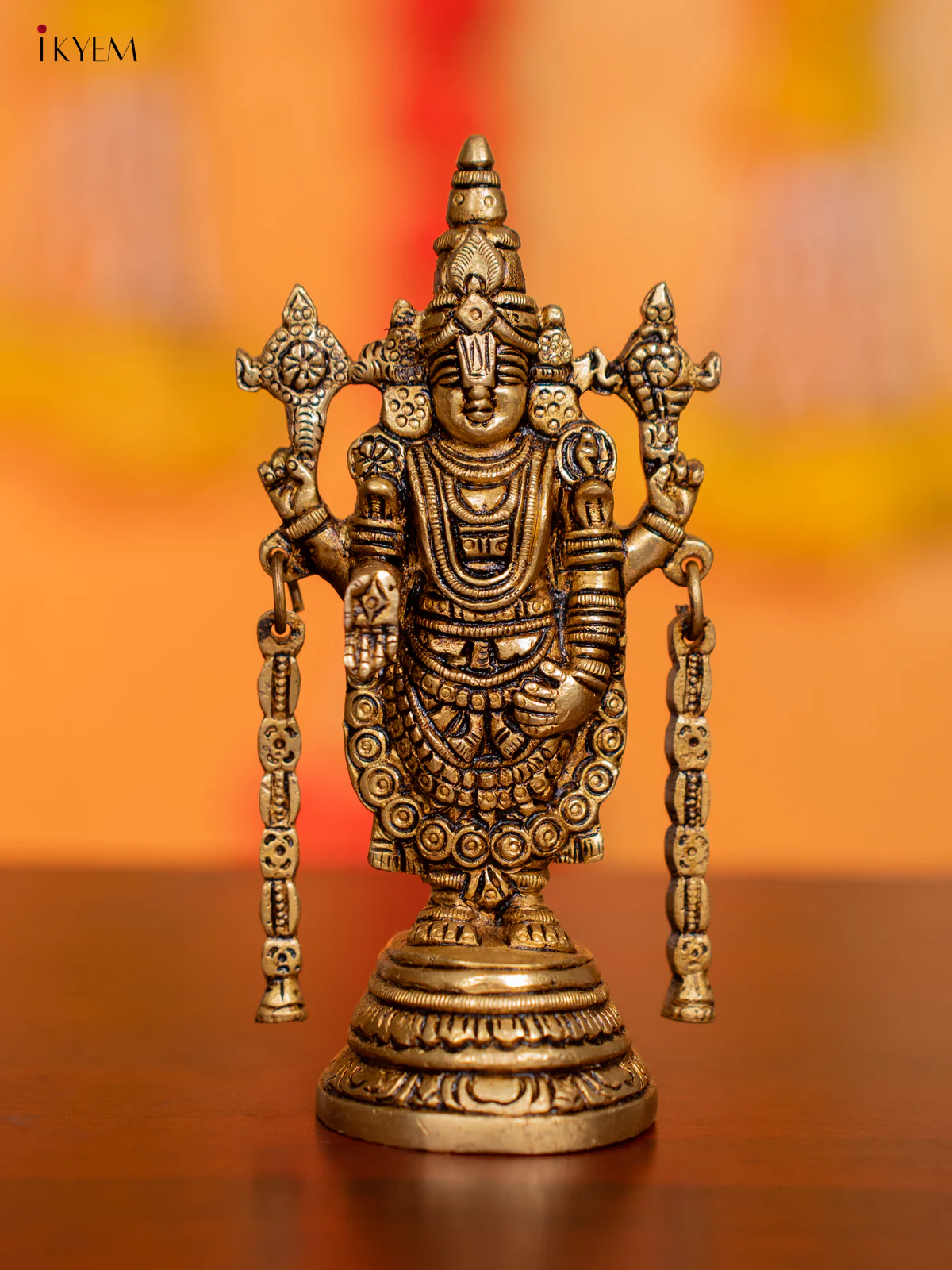 Brass Balaji Idol - 5.5 Inches - KI07113