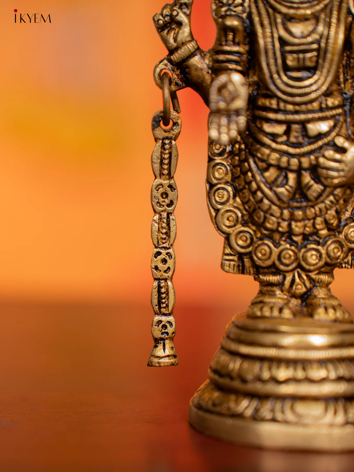 Brass Balaji Idol - 5.5 Inches - KI07113 - Image 5