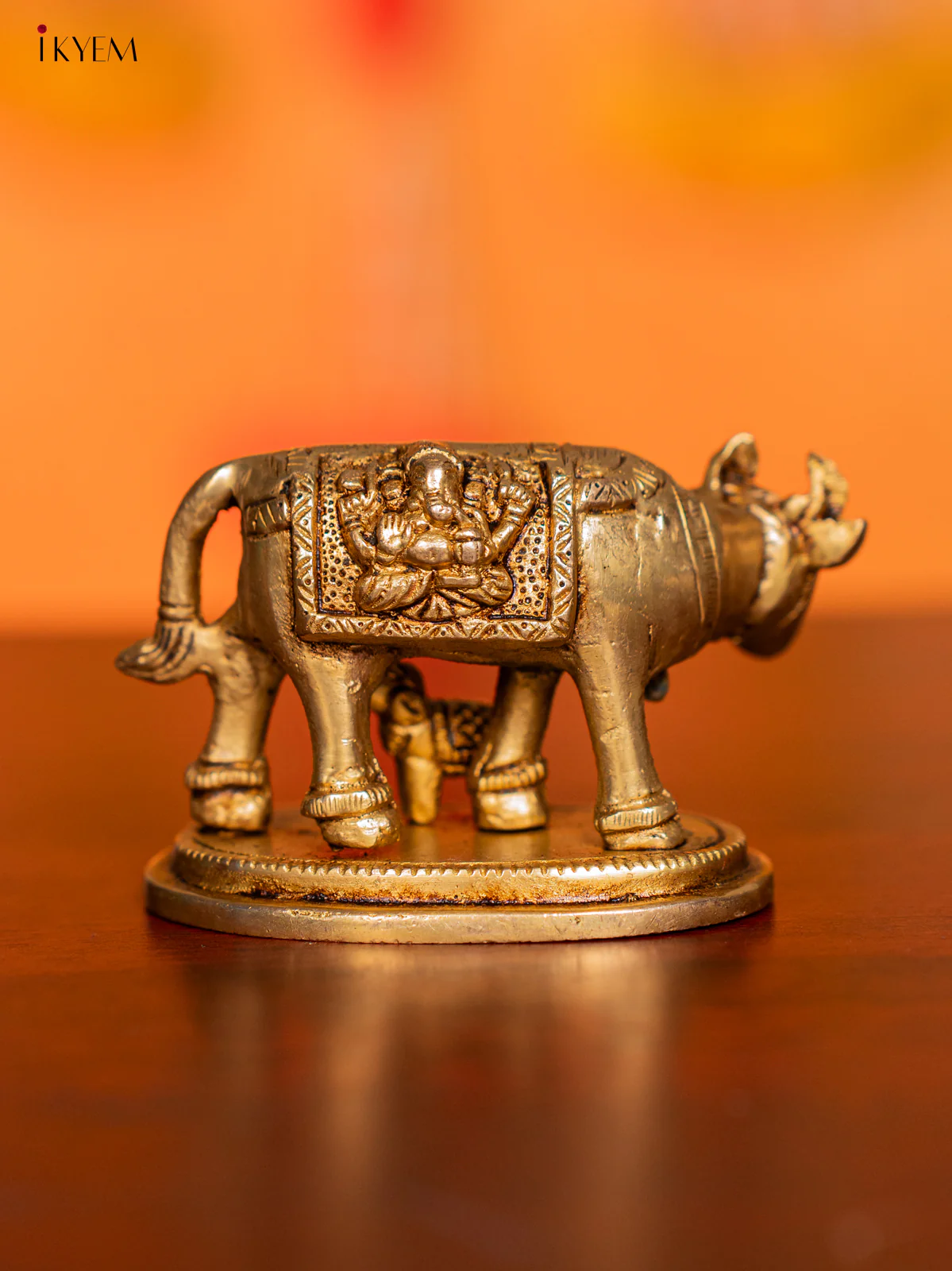Brass Cow & Calf 2.5 Inches - KI07115 - Image 3
