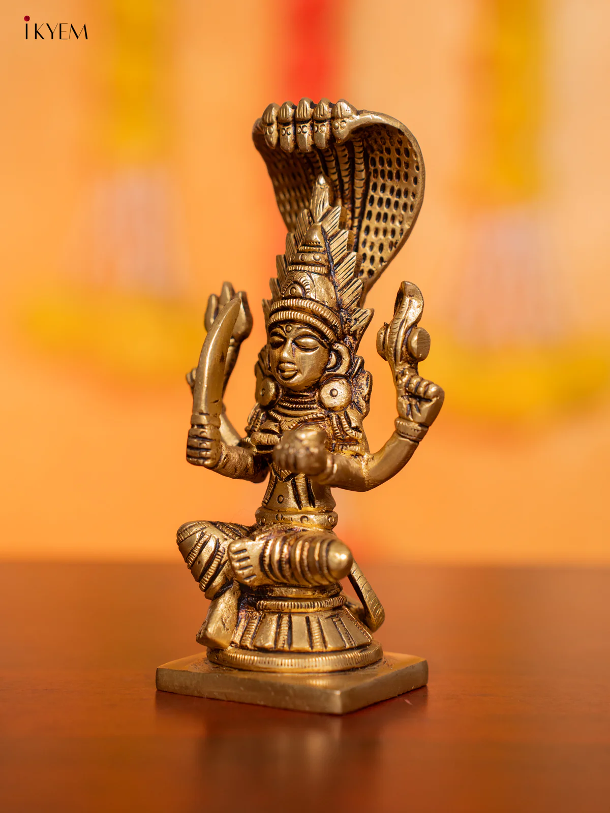 Brass Karumari Amman Idol - 5.5 Inch - KI07116 - Image 5