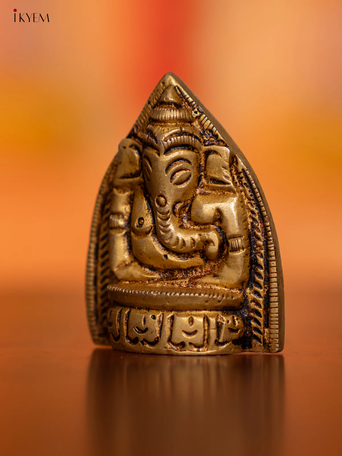 Brass Lord Ganesha - 2 Inches - KI07124 - Image 2