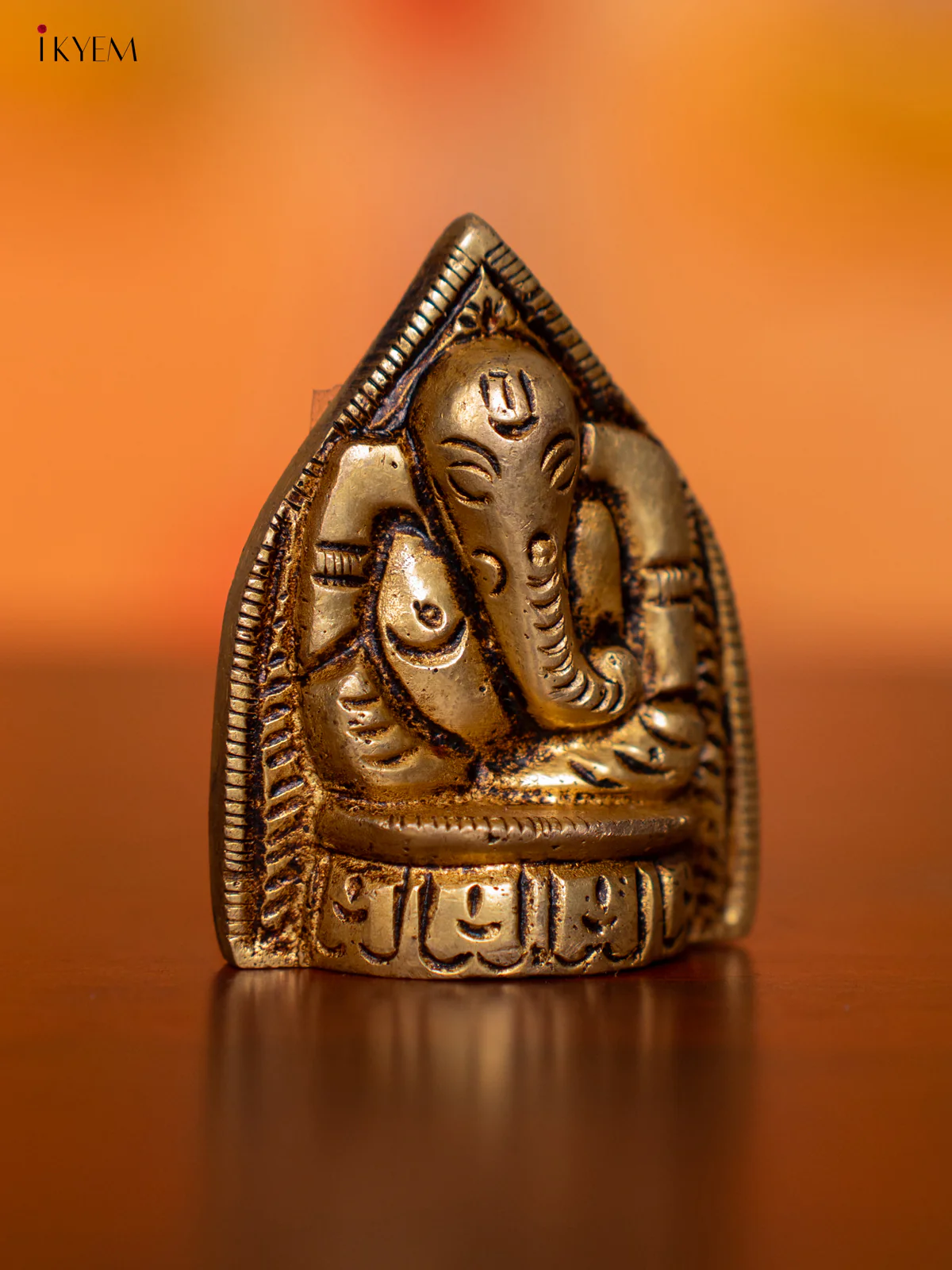 Brass Lord Ganesha - 2 Inch - KI07127 - Image 2