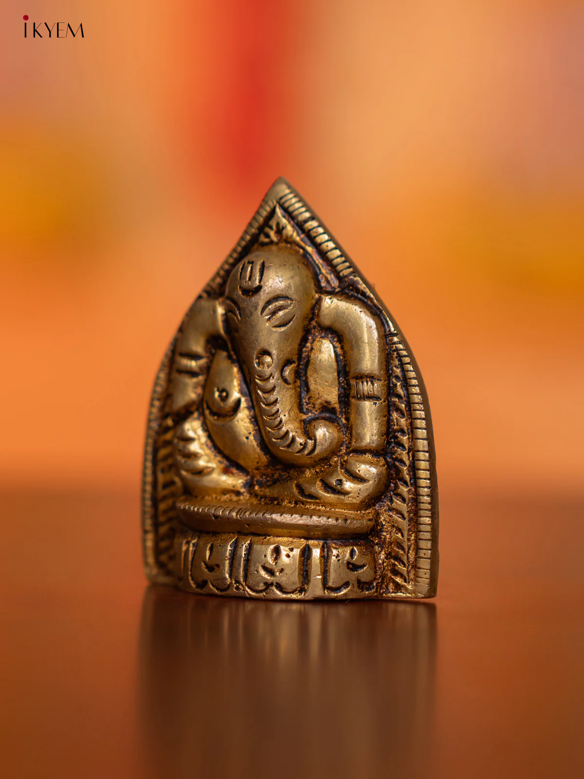 Brass Lord Ganesha - 2 Inch - KI07127 - Image 3