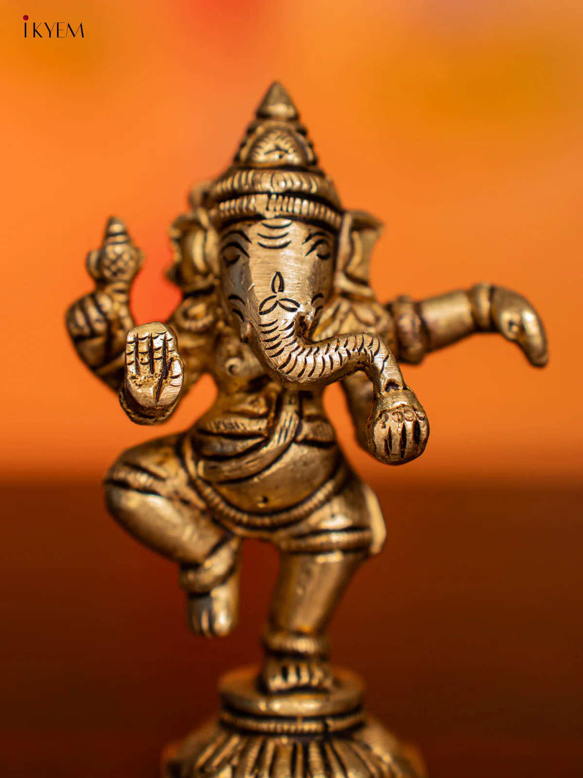 Brass Dancing Ganesha - KI07138 - Image 3
