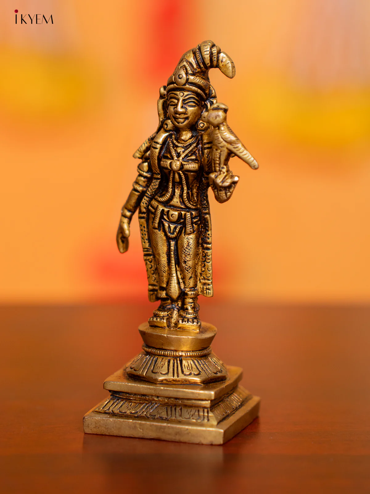 Brass Andal Idol - 5 Inch - KI07146 - Image 4