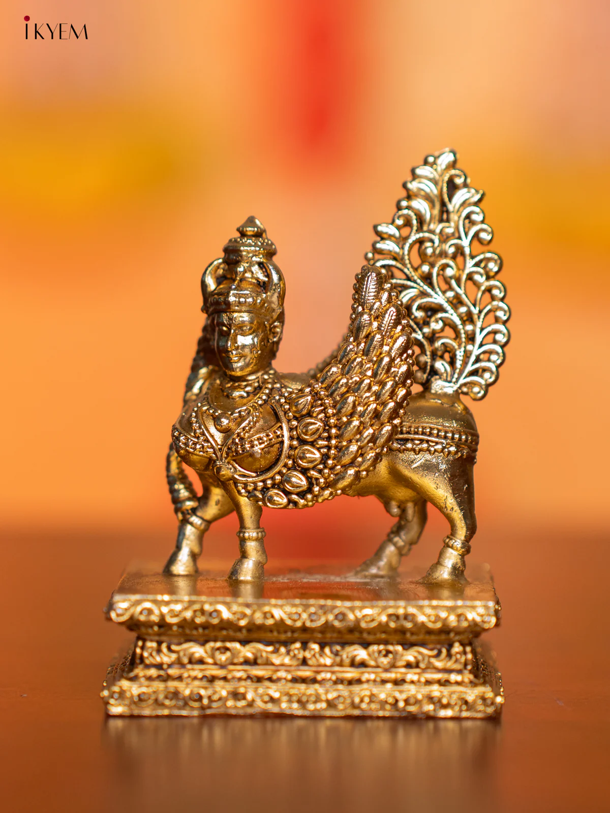 Brass Kamdhenu Idol 3.5 Inches - KI07170