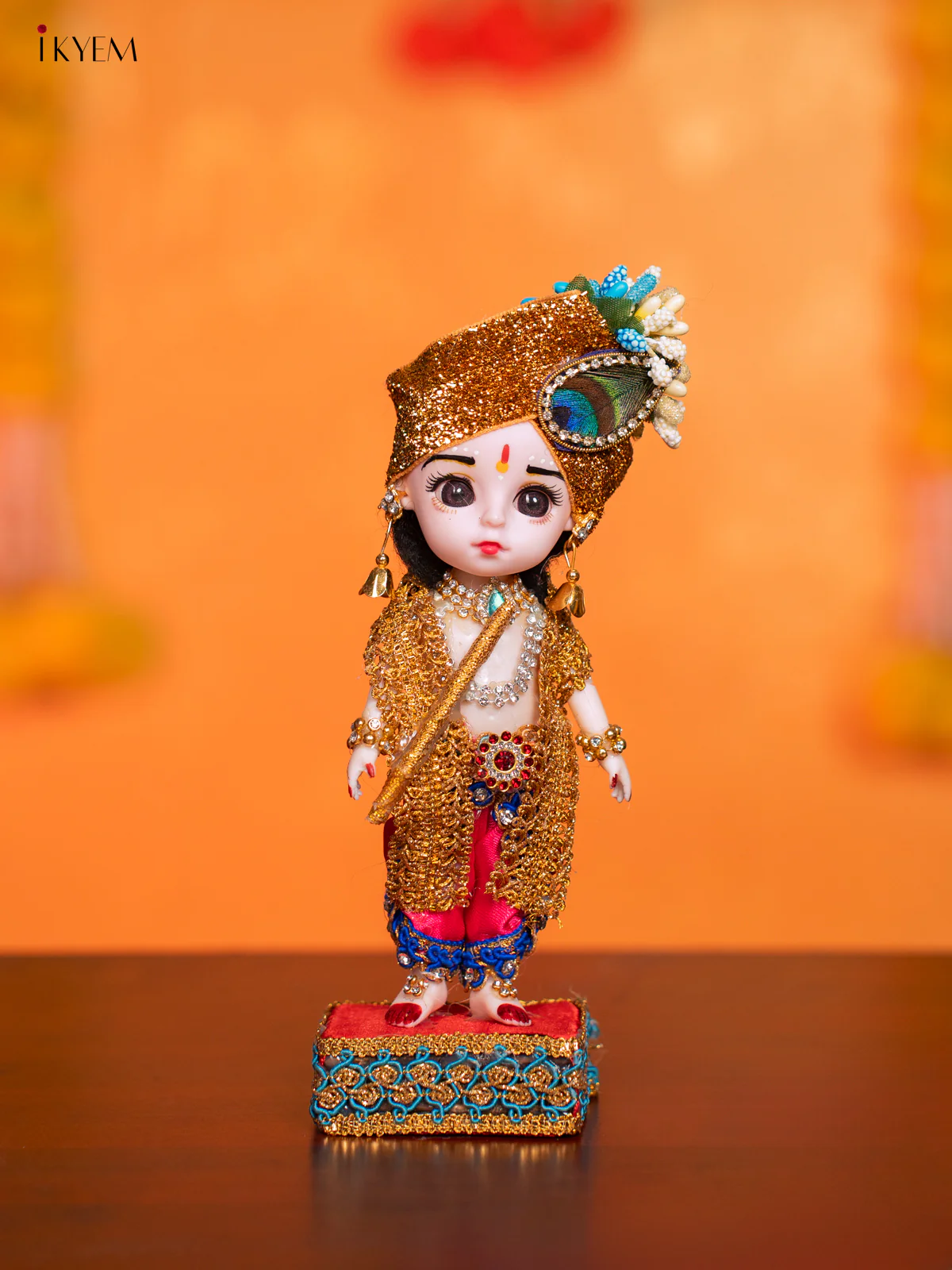 Krishna- Golu Display Doll - 7.5 Inches - KI09113