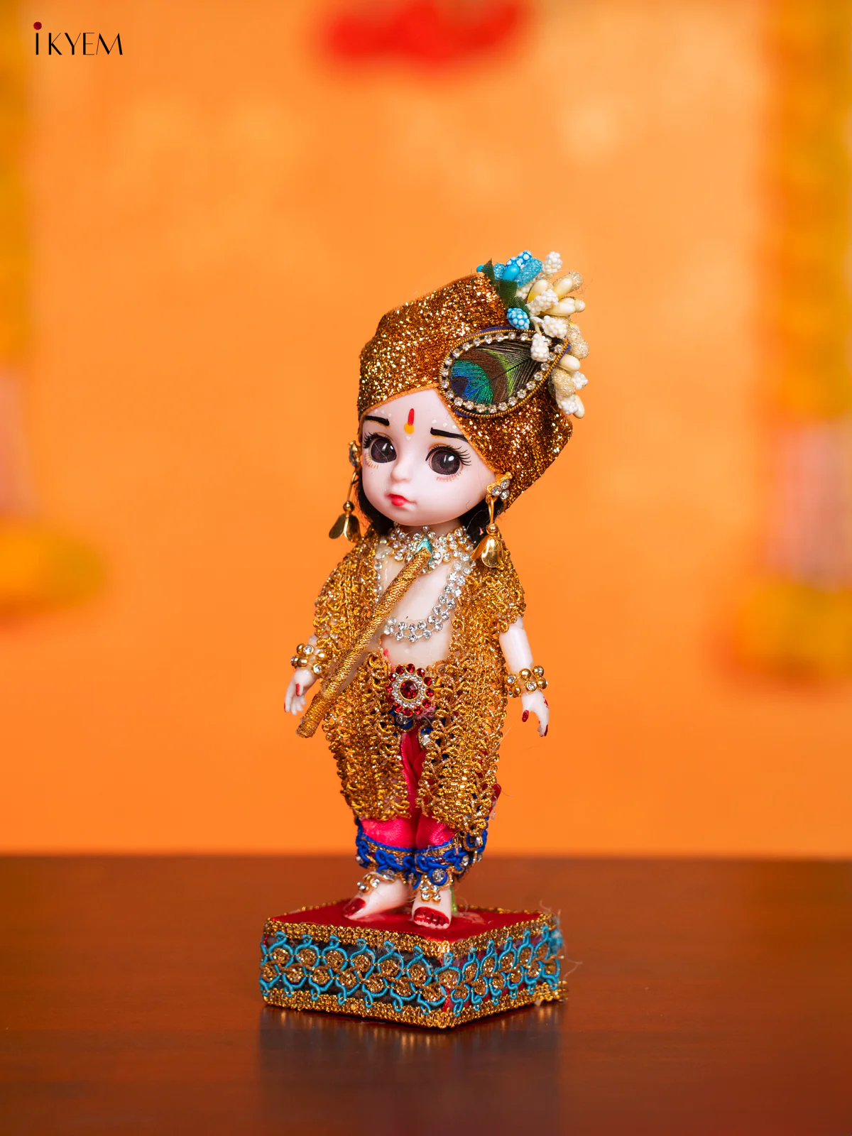 Krishna- Golu Display Doll - 7.5 Inches - KI09113 - Image 3