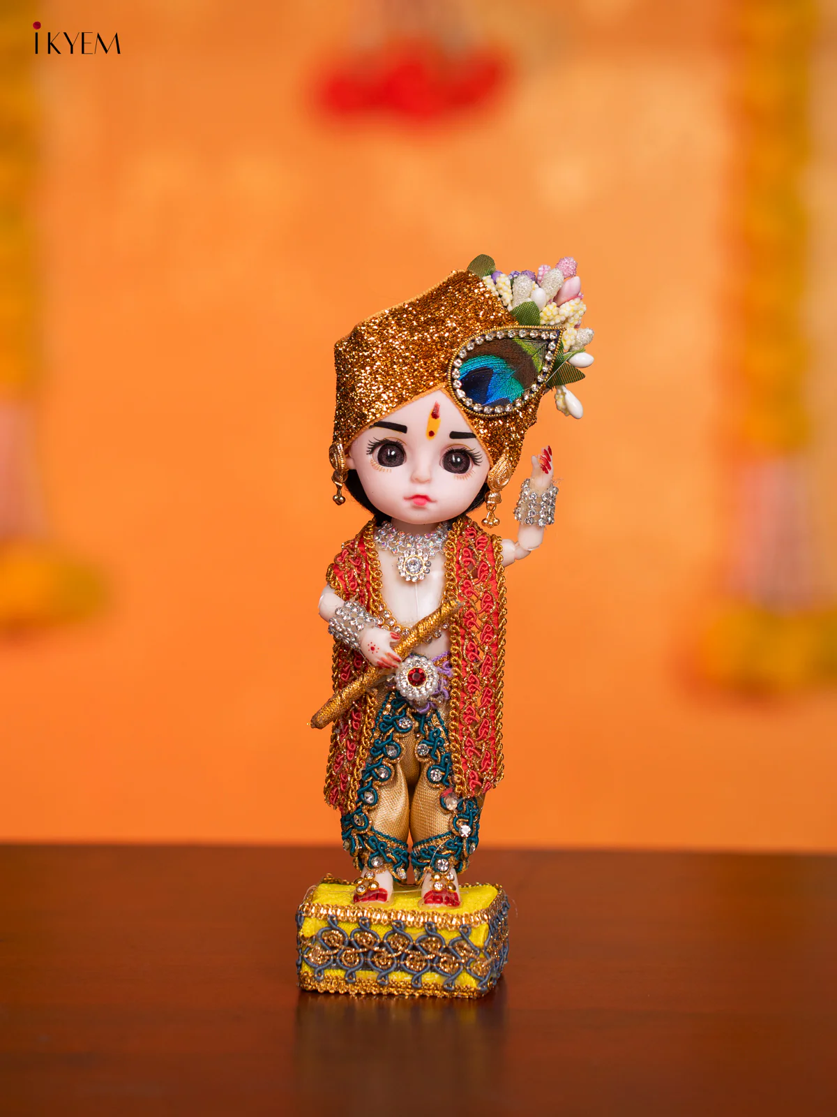 Krishna- Golu Display Doll - 7.5 Inches - KI09114