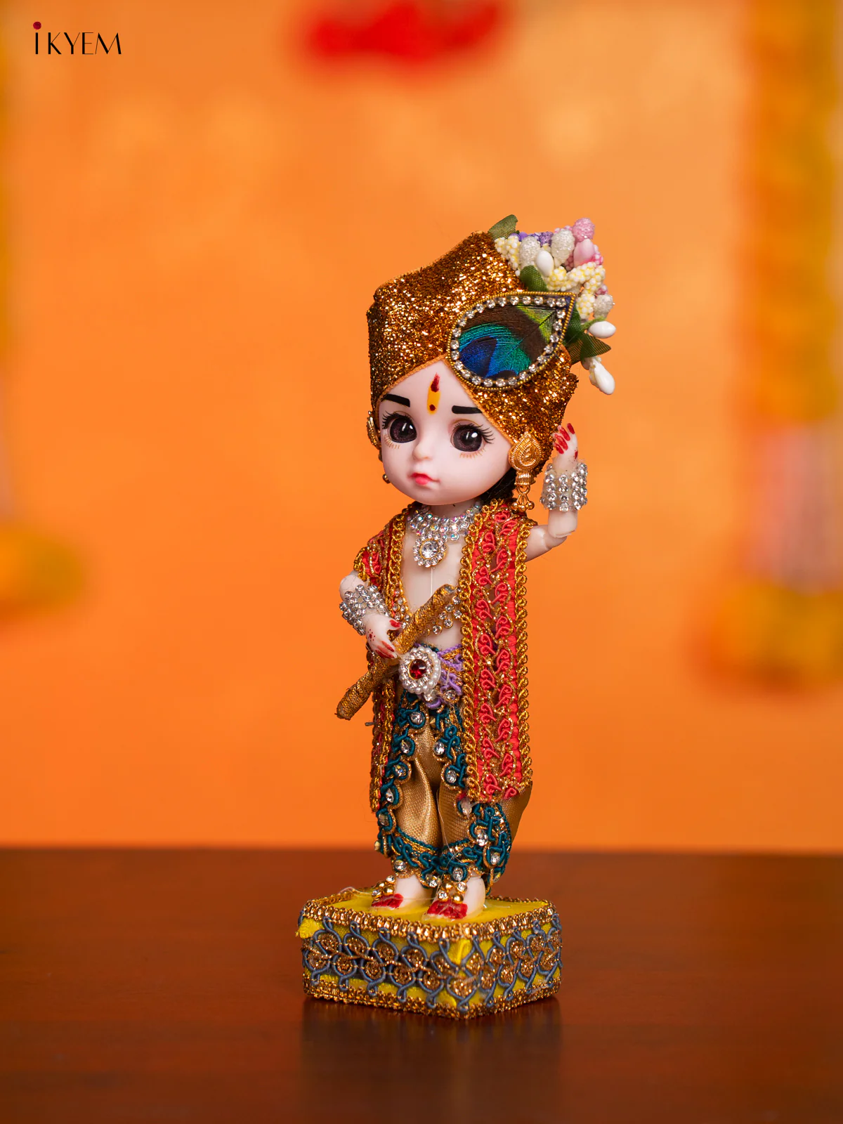 Krishna- Golu Display Doll - 7.5 Inches - KI09114 - Image 3