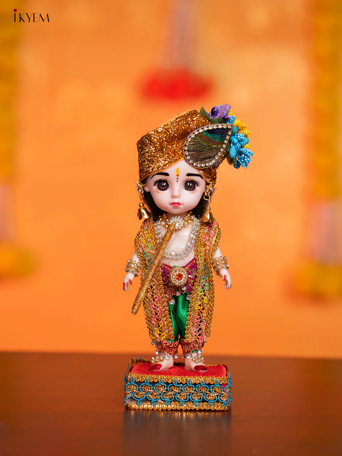 Krishna- Golu Display Doll - 7.5 Inches - KI09118