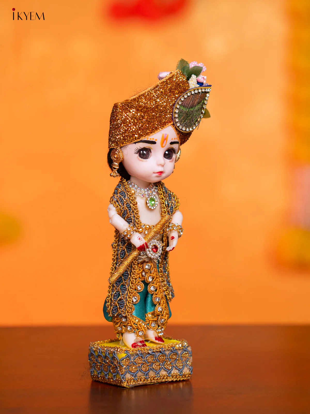 Krishna- Golu Display Doll - 7.5 Inches - KI09121 - Image 2