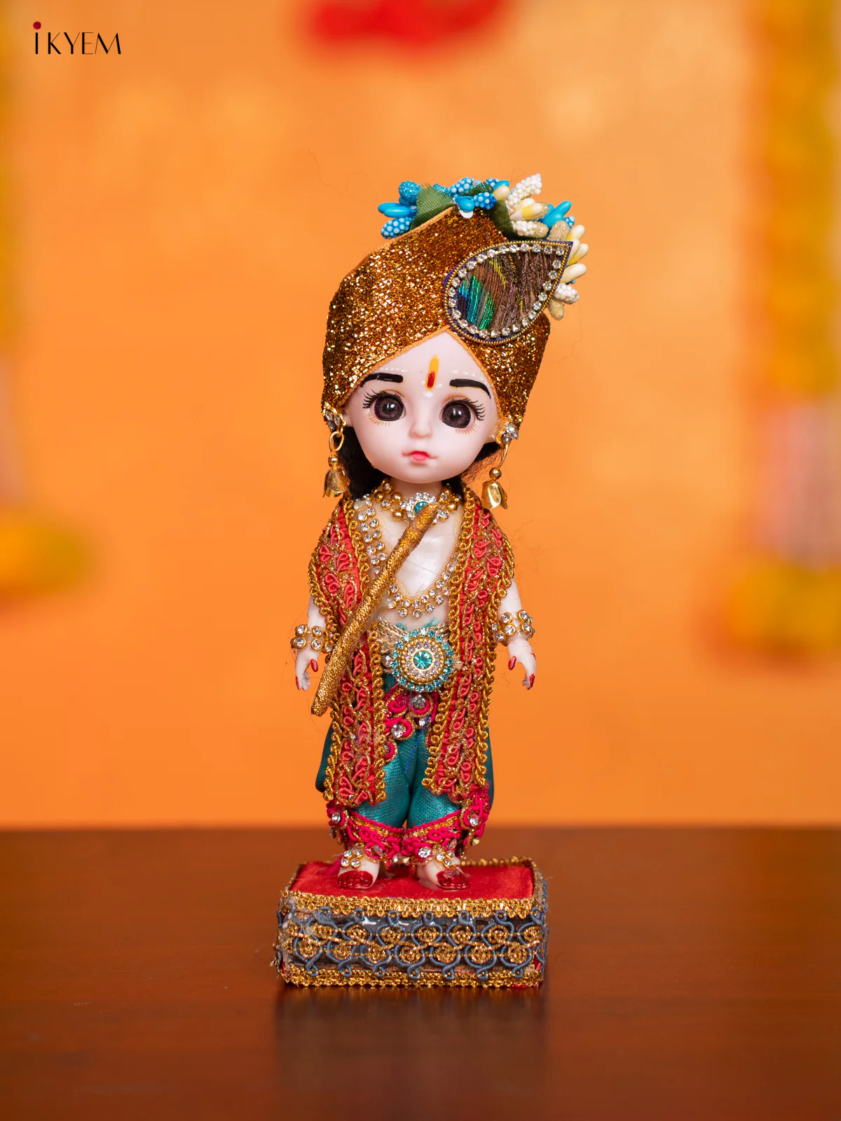 Krishna- Golu Display Doll - 7.5 Inches - KI09124