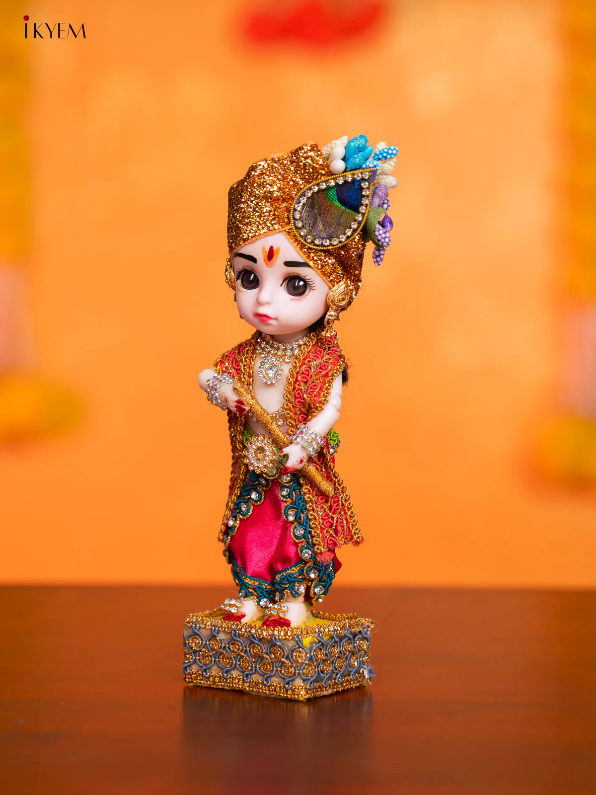 Krishna- Golu Display Doll - 7.5 Inches - KI09125 - Image 3