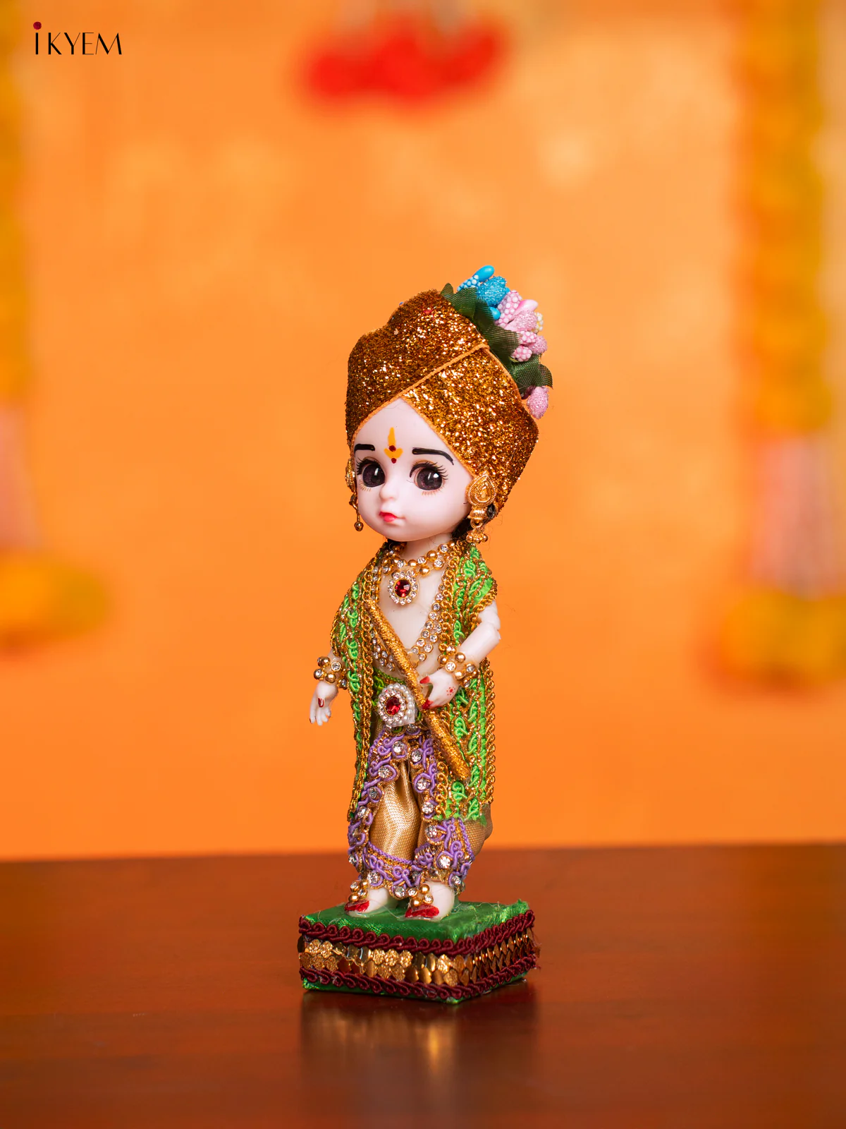Krishna- Golu Display Doll - 7.5 Inches - KI09126 - Image 3