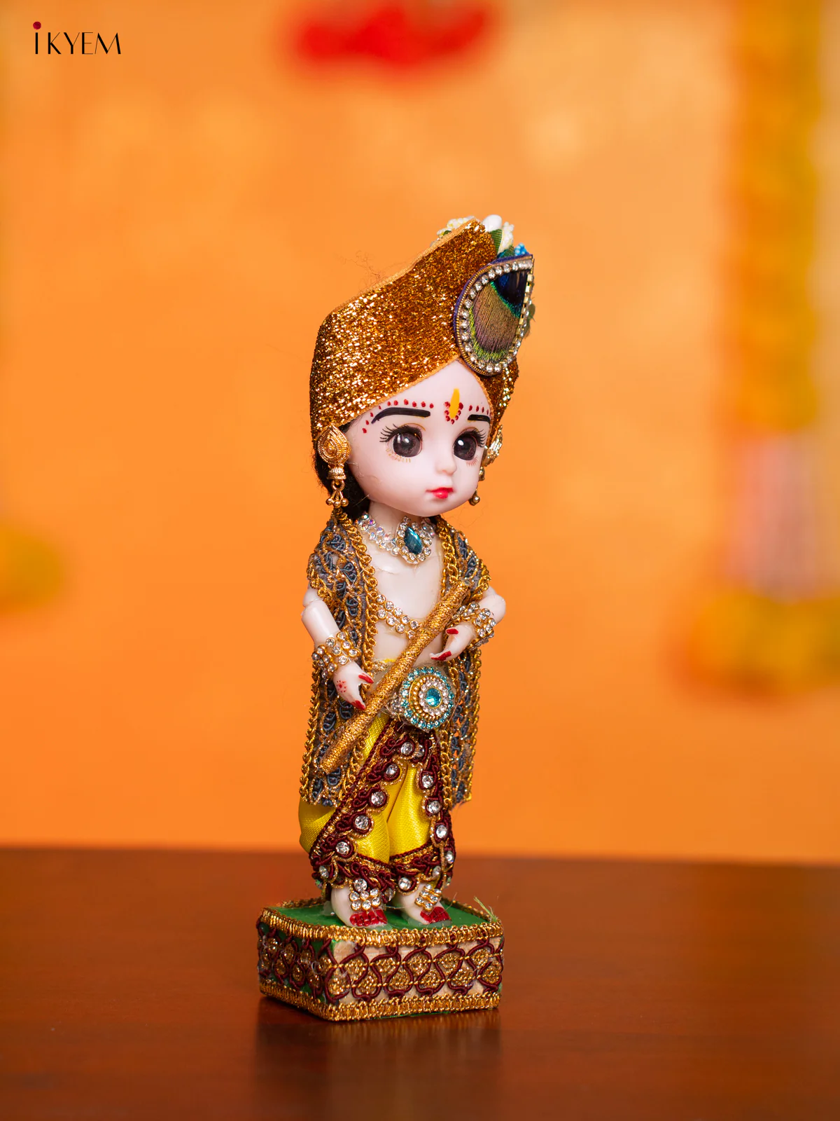 Krishna- Golu Display Doll - 7.5 Inches - KI09128 - Image 2