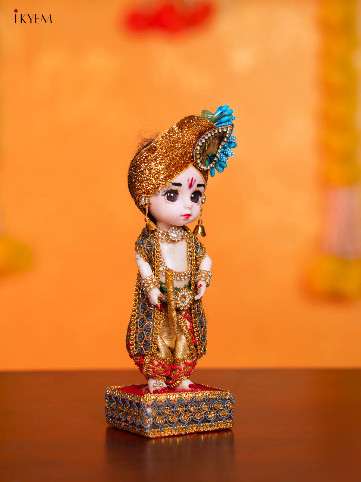 Krishna- Golu Display Doll - 7.5 Inches - KI09132 - Image 2