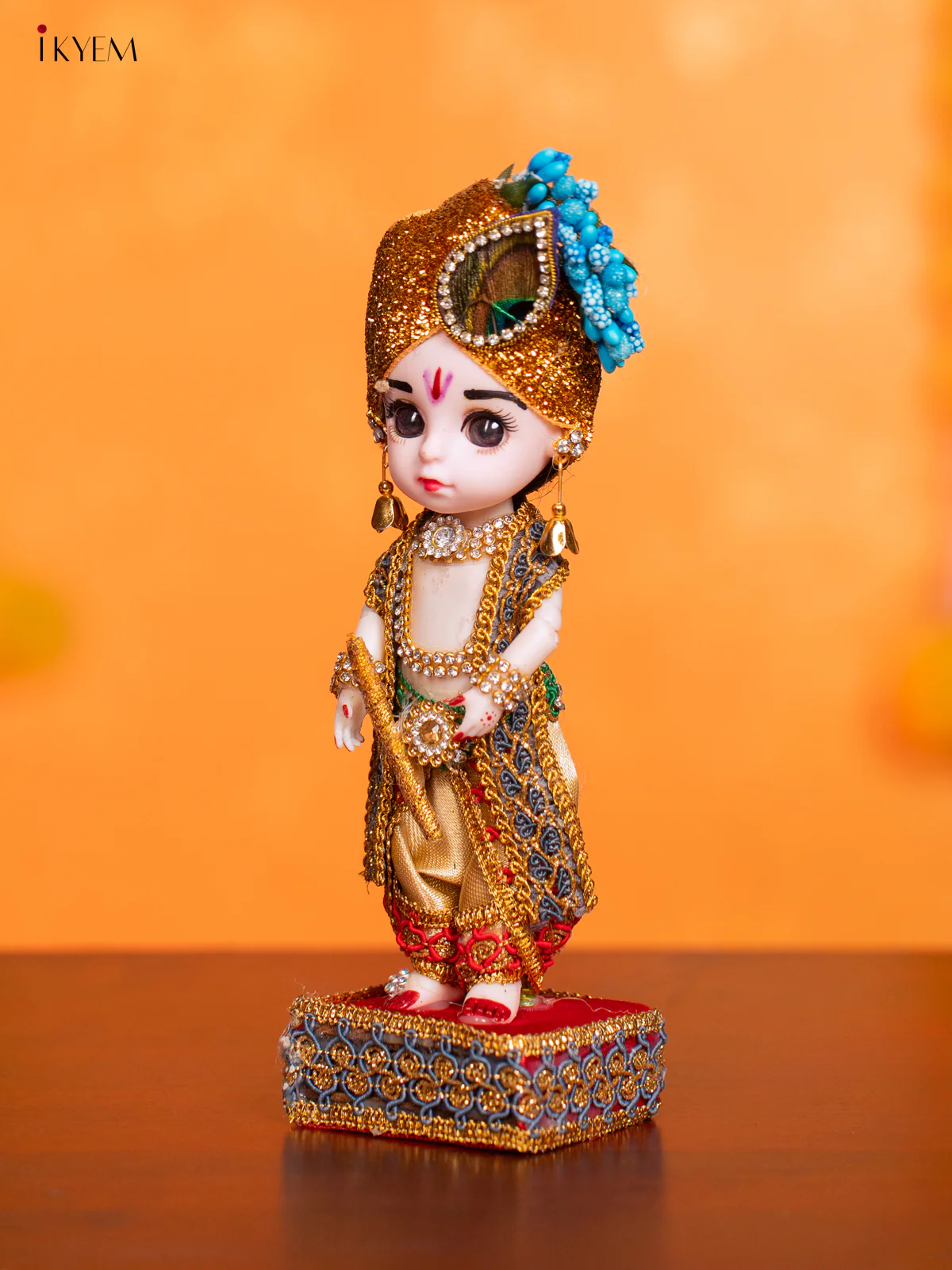 Krishna- Golu Display Doll - 7.5 Inches - KI09132 - Image 3