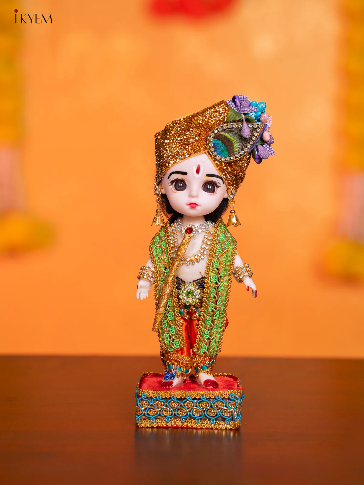 Krishna- Golu Display Doll - 7.5 Inches - KI09133