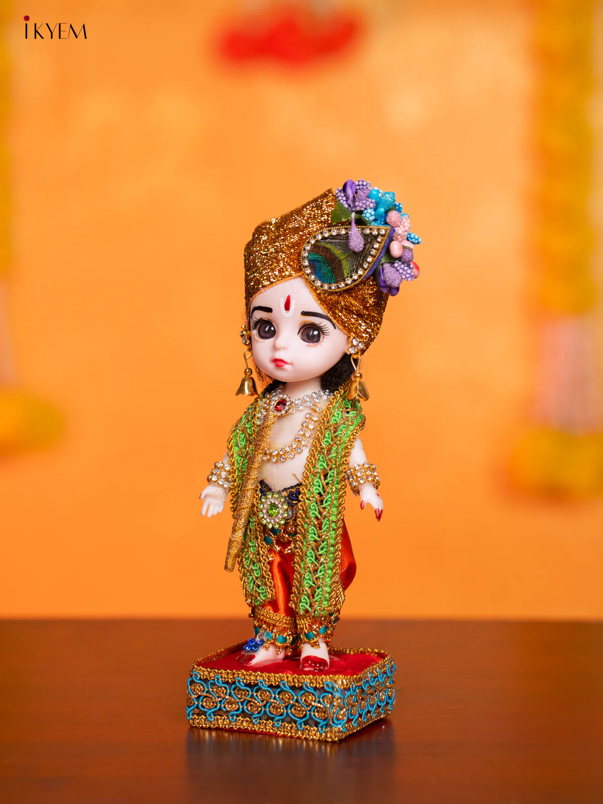 Krishna- Golu Display Doll - 7.5 Inches - KI09133 - Image 3