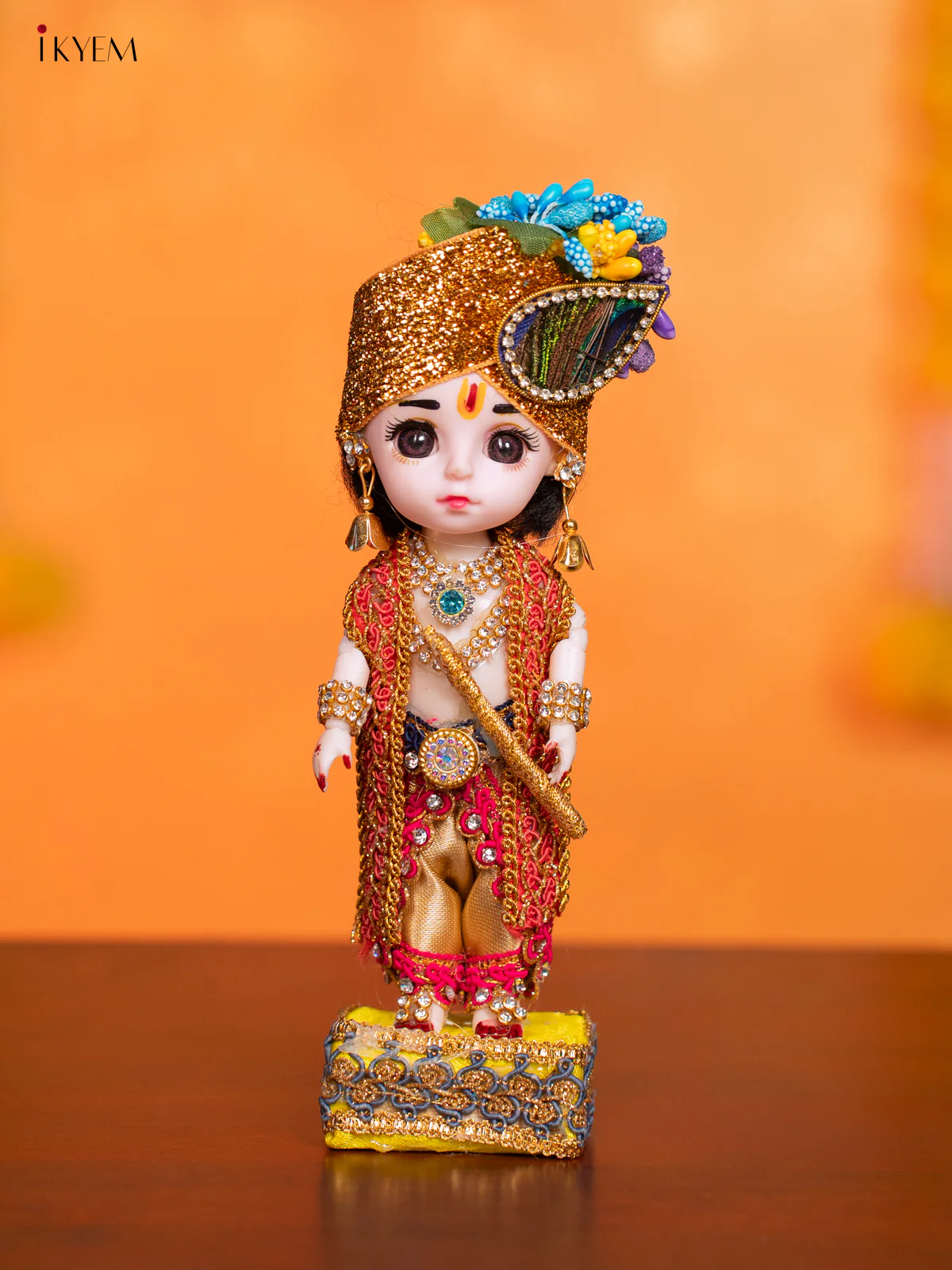 Krishna- Golu Display Doll - 7.5 Inches - KI09136