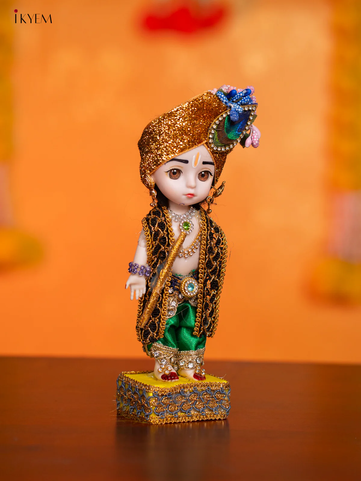 Krishna- Golu Display Doll - 7.5 Inches - KI09137 - Image 2