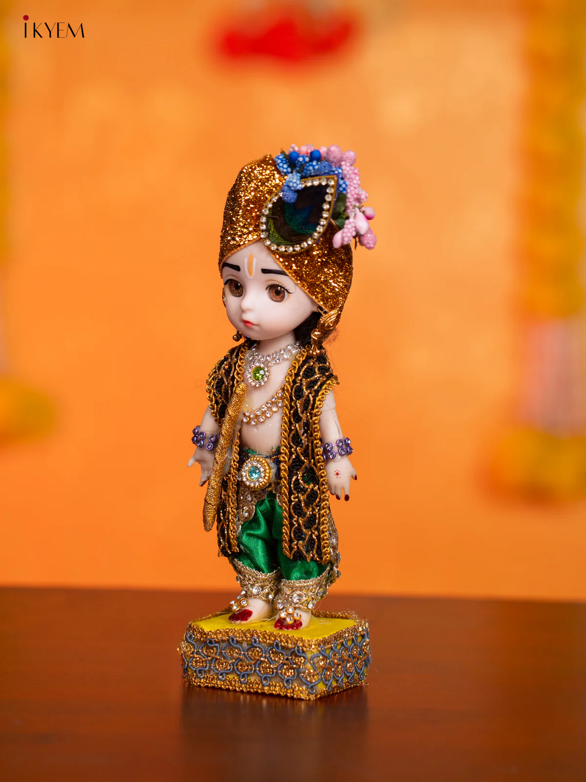 Krishna- Golu Display Doll - 7.5 Inches - KI09137 - Image 3