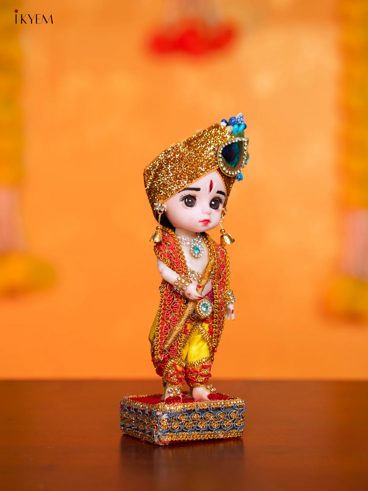 Krishna- Golu Display Doll - 7.5 Inches - KI09139 - Image 2