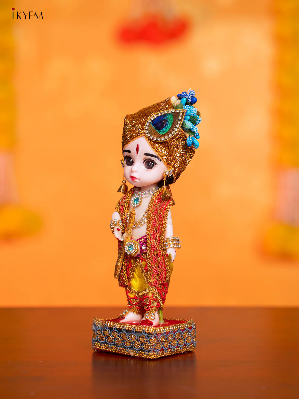 Krishna- Golu Display Doll - 7.5 Inches - KI09139 - Image 3